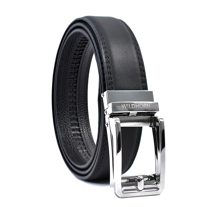 WildHorn® Premium Genuine Leather Belt for Men