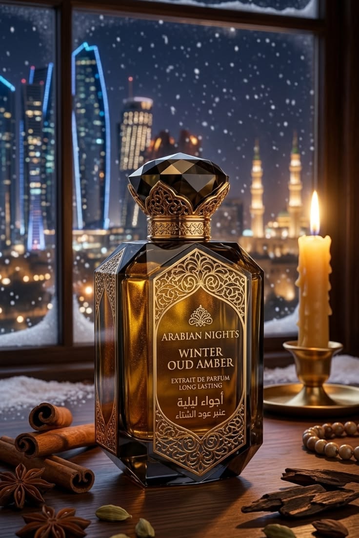 عطر أرابيان نايتس - وينتر عود عنبر | عطر شرقي شتوي فخم للجنسين