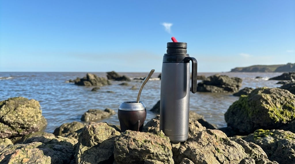 Insulated Stainless Steel Vacuum Flask & Drink Set | FA LUXE