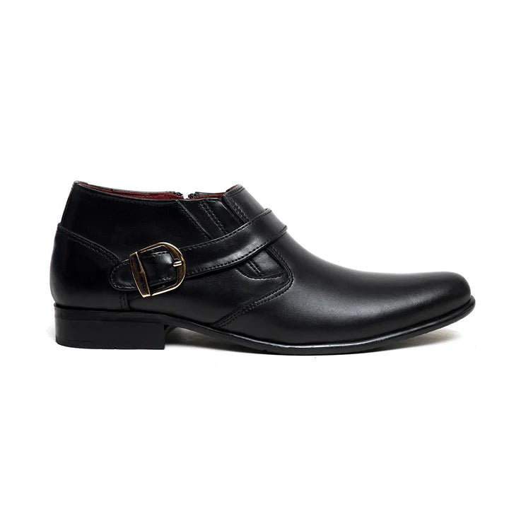LEATHER SHOES - FCG-8064 BLACK