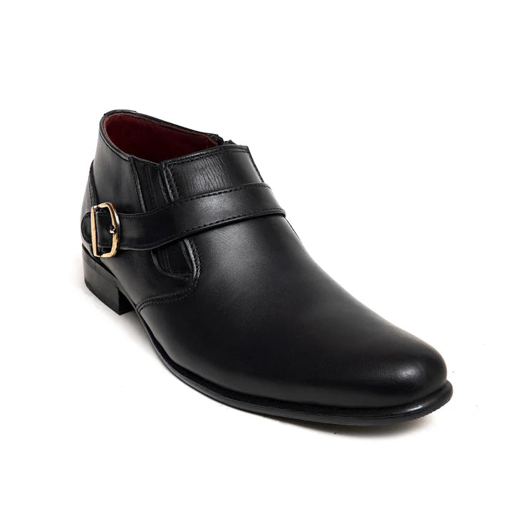 LEATHER SHOES - FCG-8064 BLACK