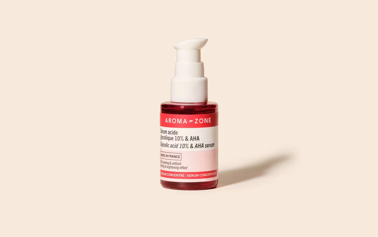 Sérum concentré Acide glycolique 10% & AHA