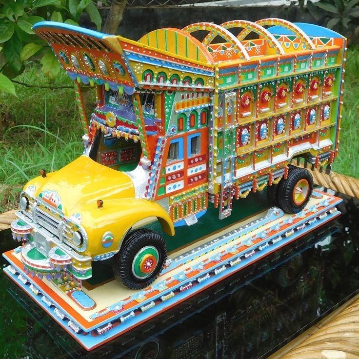 Handcrafted Pakistani Truck Art Model