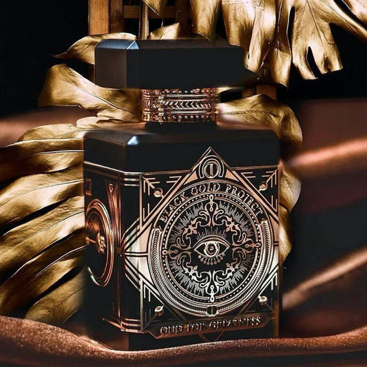 عطر إنيشيو عود فور جريتنس - بلاك جولد پروجیکٹ الفاخر | عطر نيش للجنسين