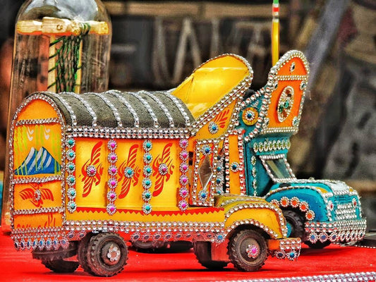 Handcrafted Pakistani Truck Art Model