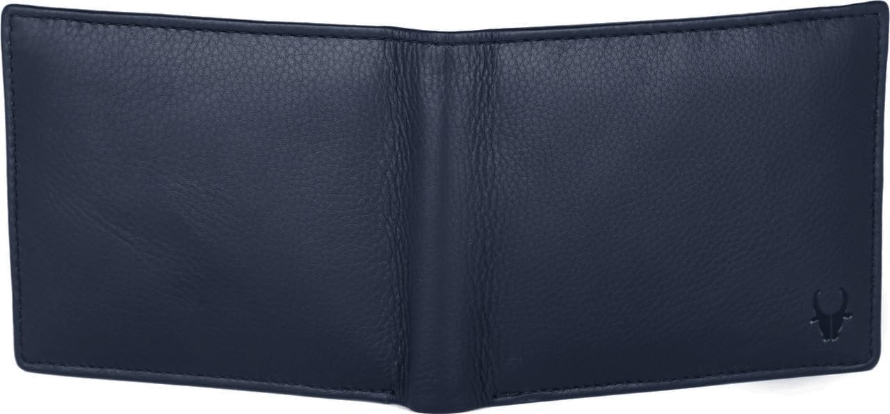 WildHorn Men's Leather Wallet – 9 Card Slots & Coin Pocket