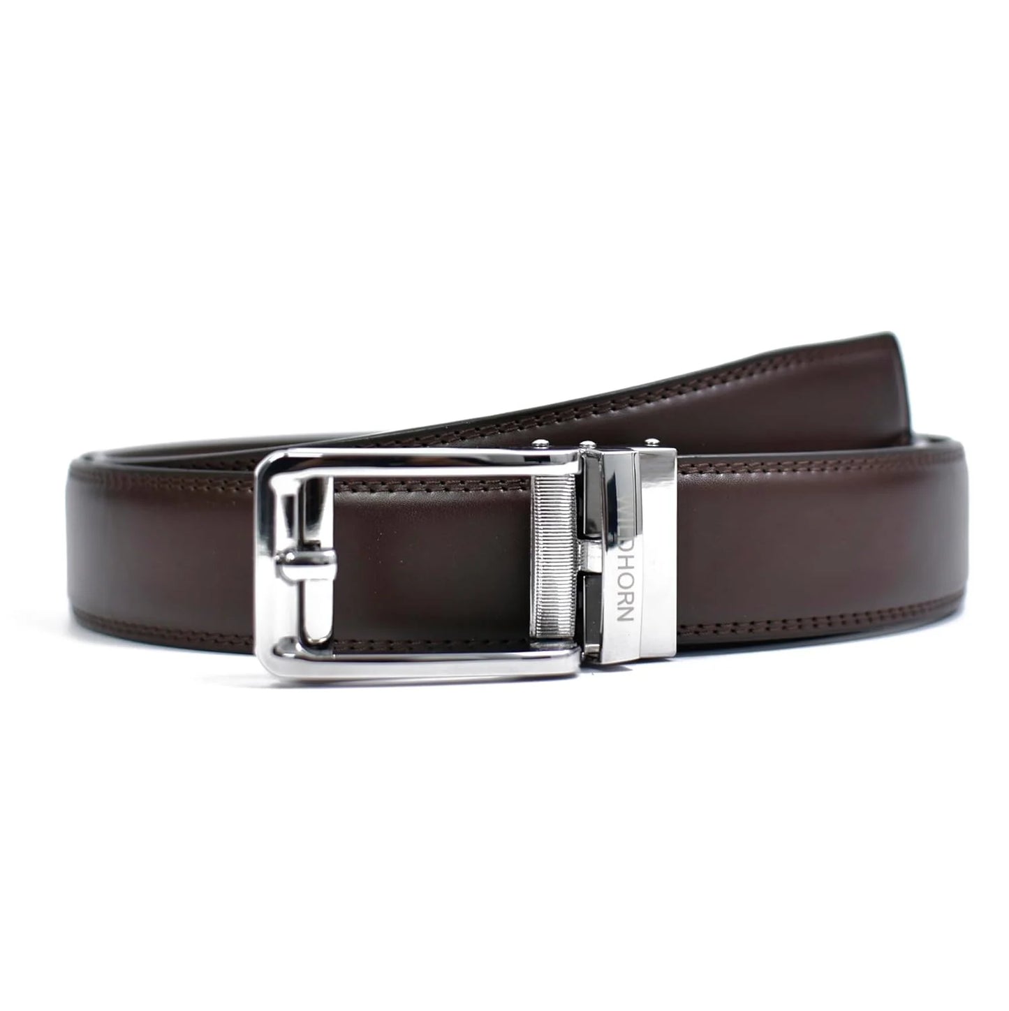 WildHorn® Premium Leather Wallet & Auto Lock Belt Gift Set for Men