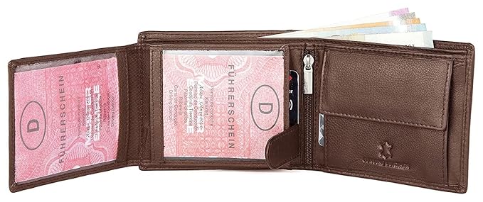 WildHorn Men's Brown Genuine Leather Wallet (WH7311BROWN)