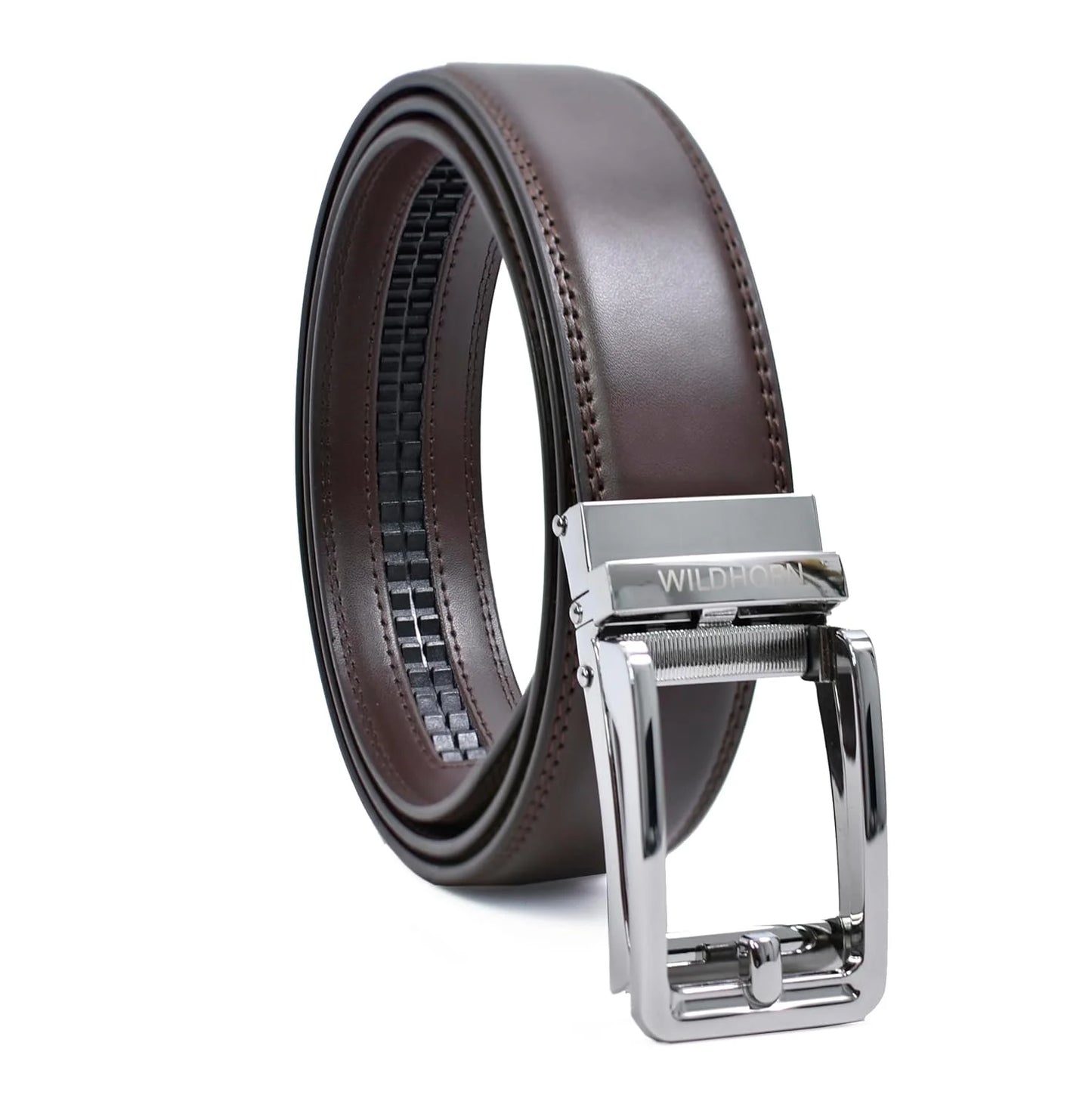WildHorn® Premium Leather Wallet & Auto Lock Belt Gift Set for Men