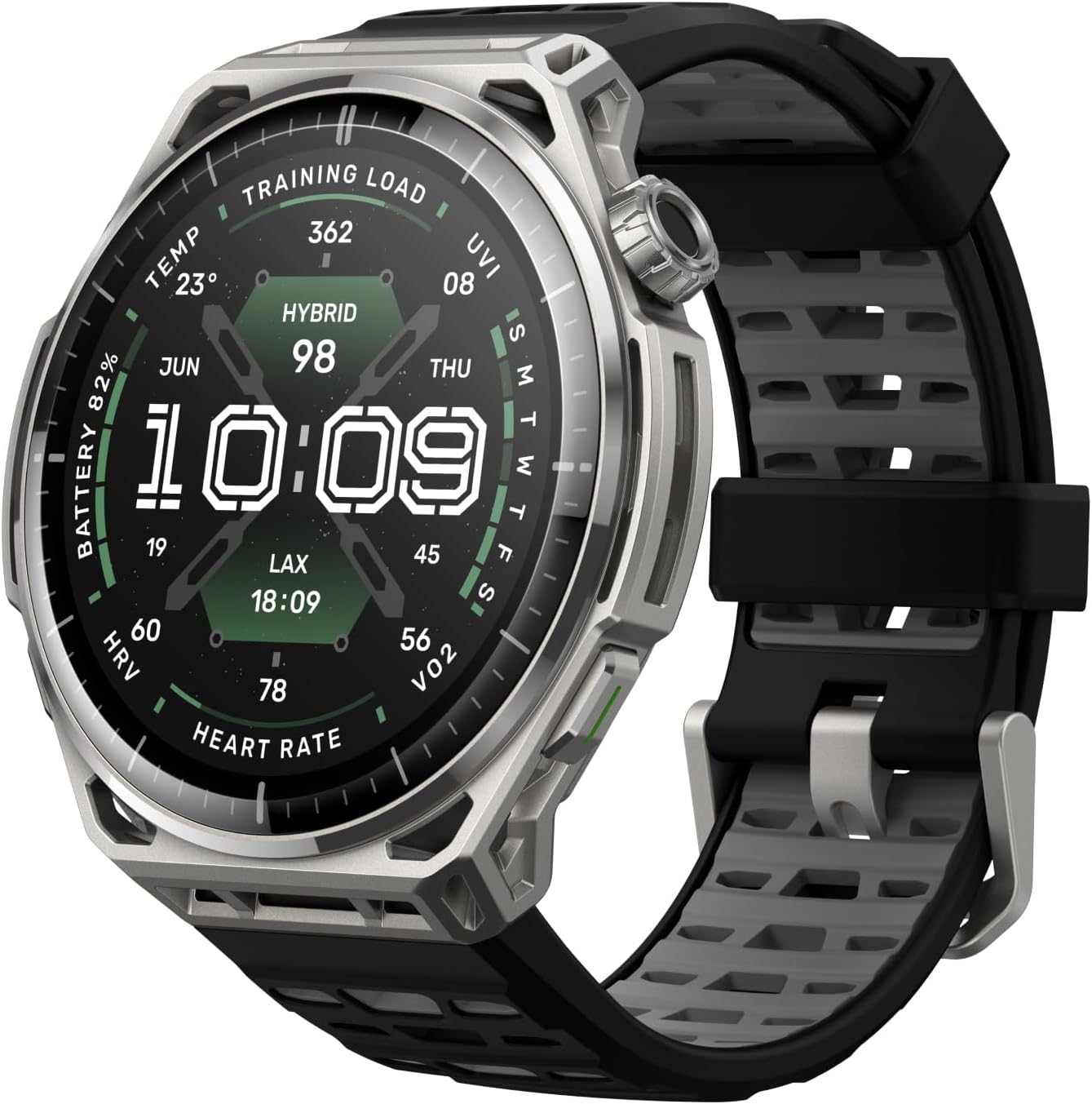 Amazfit Balance 3 Smartwatch – Sapphire Glass & Stainless Steel