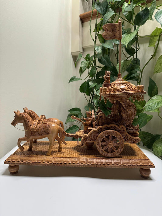 Luxury Royal Black Horse Carriage Model