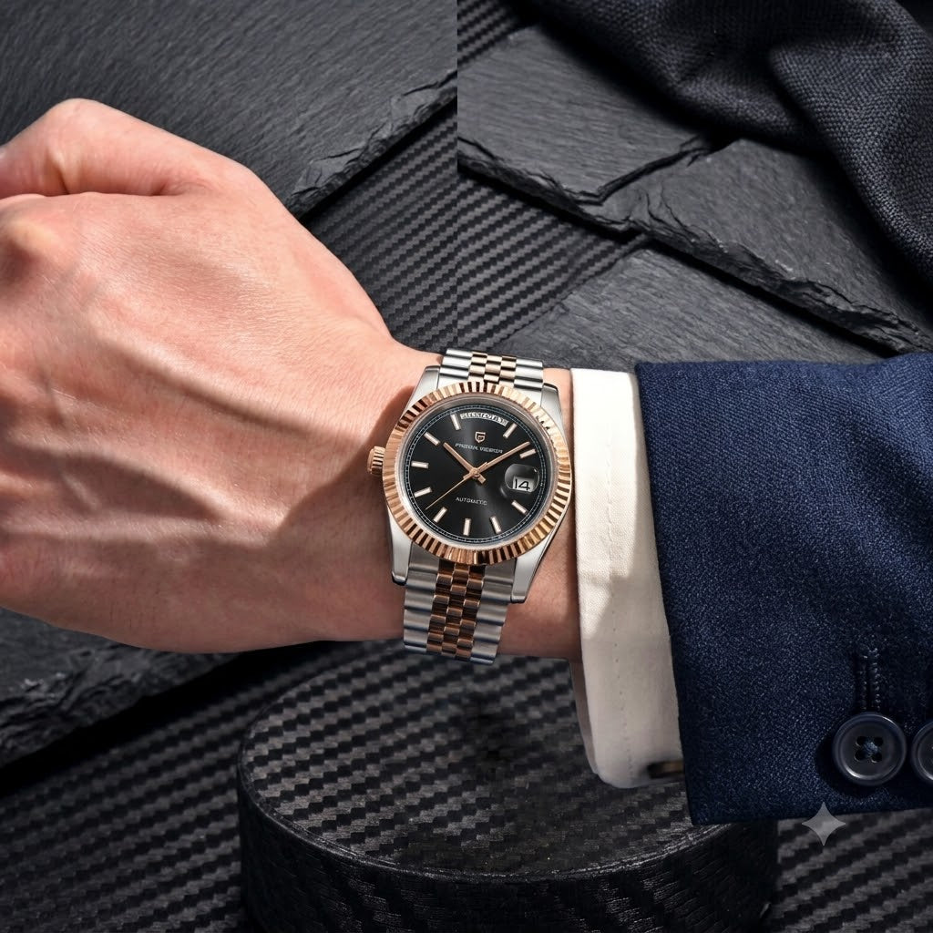 Pagani Design Day Date Men's Watch