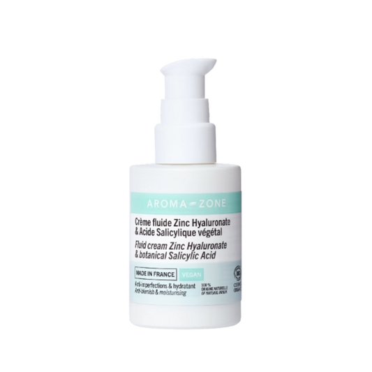 Crème Fluide Zinc & Acide Salicylique Aroma-Zone : Anti-Imperfections