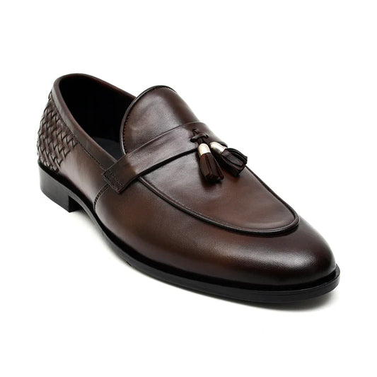 FCG-8071 Brown Leather Shoes | Classic Comfort & Elegance for Men