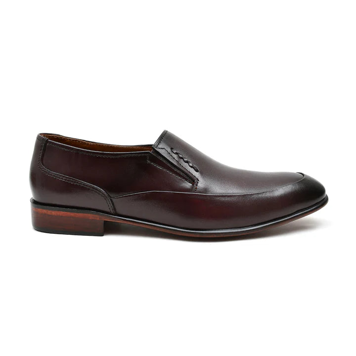 Buy FCG-8072 Premium Brown Leather Shoes – Perfect Office & Wedding Wear