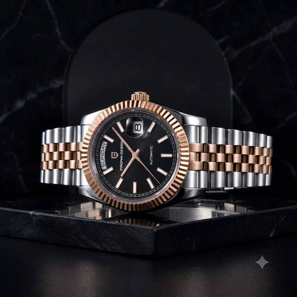 Pagani Design Day Date Men's Watch