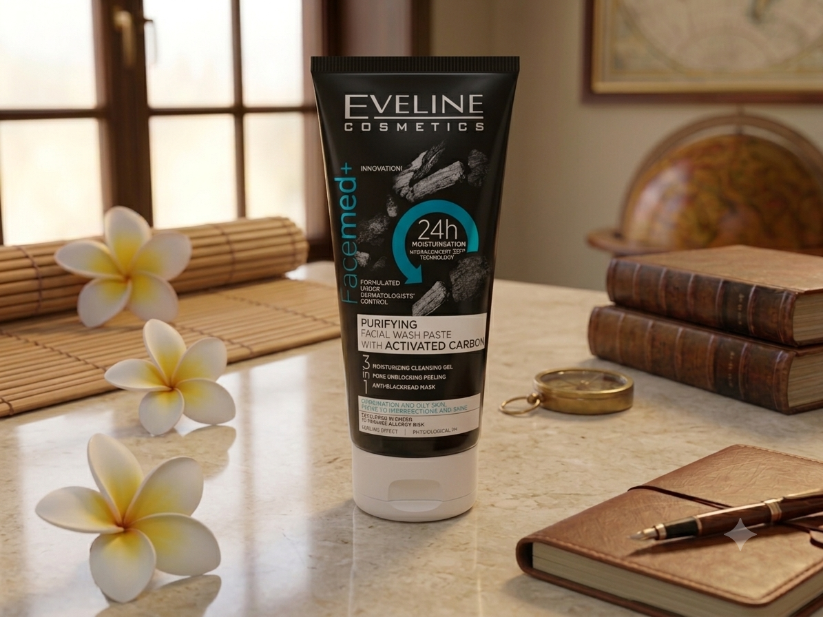 Eveline Facemed+ Purifying Facial Wash Paste with Activated Carbon