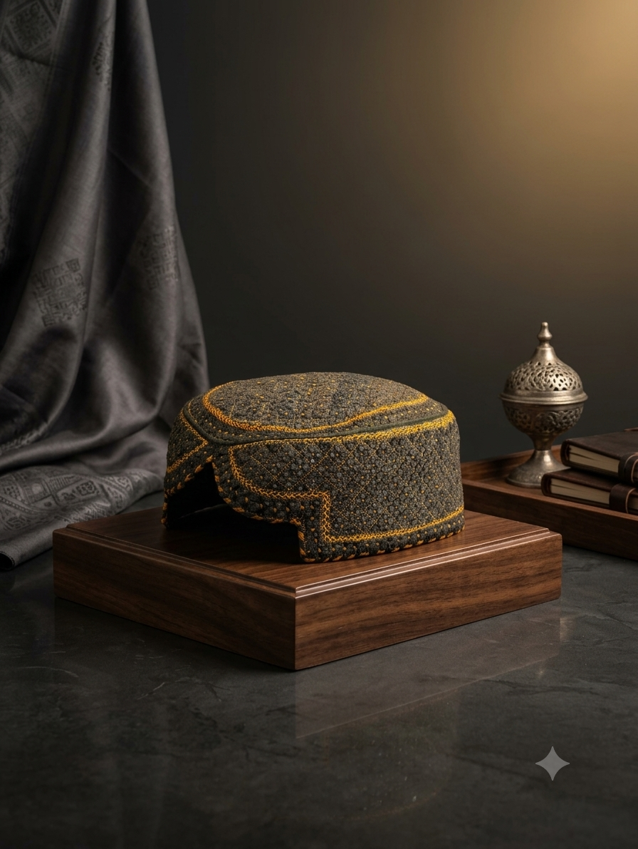Premium Handcrafted Sindhi Topi - Traditional Embroidered Cap for Men