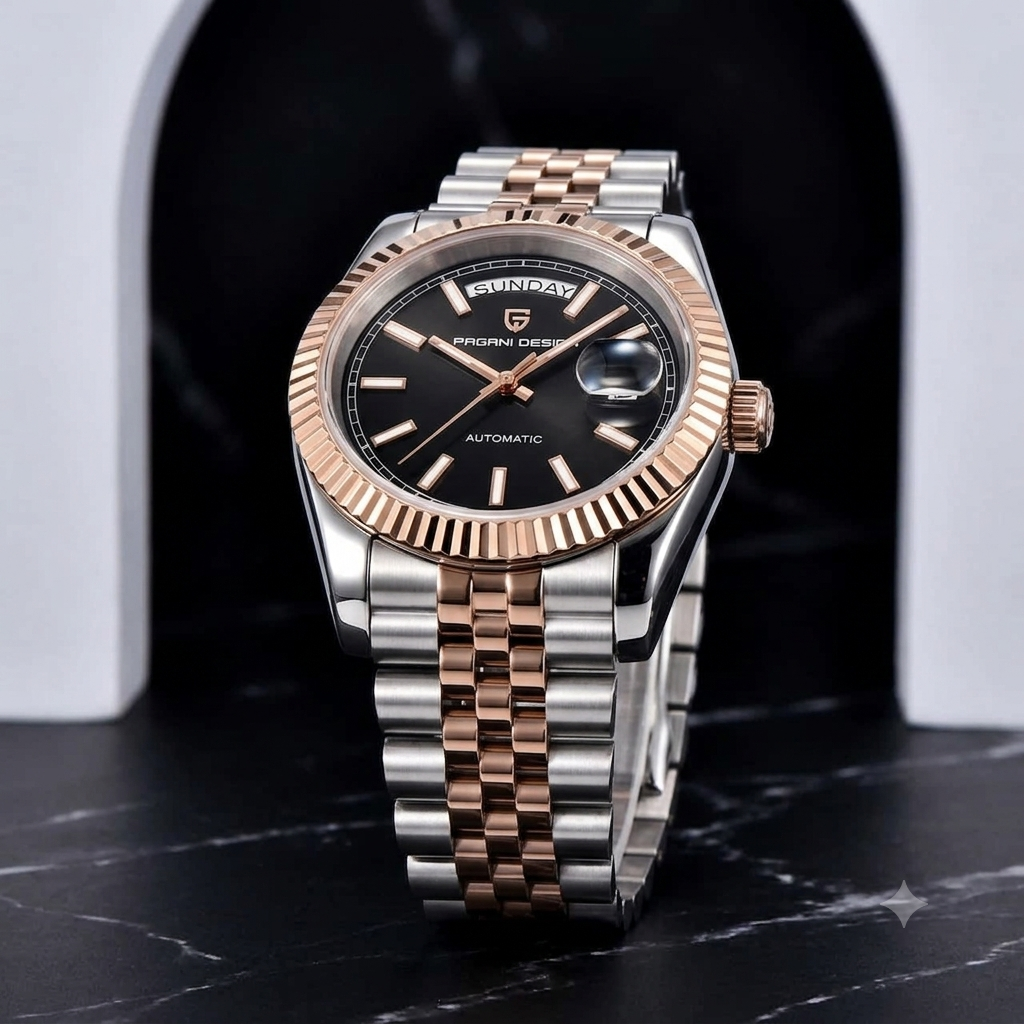 Pagani Design Day Date Men's Watch