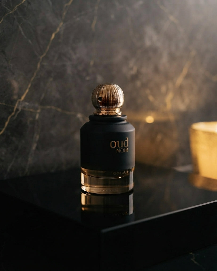 عود نوار من خڈلاج الفاخر - عطر شرقي رجالي فخم بنفحات العود الداكنة