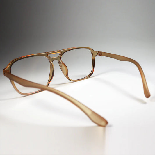 Unisex Classic Clear Glasses | Fashionable Transparent Eyewear