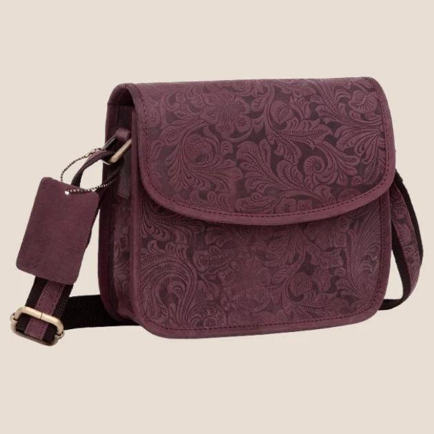 WildHorn® Small Vintage Leather Crossbody Sling Bag for Women