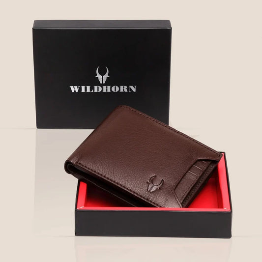 LUTHER RFID Protected Genuine Leather Wallet for Men