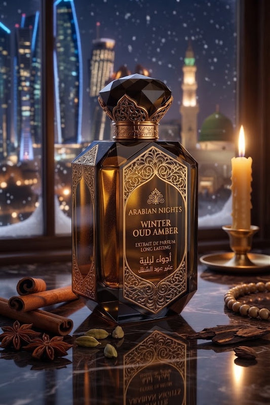 عطر أرابيان نايتس - وينتر عود عنبر | عطر شرقي شتوي فخم للجنسين