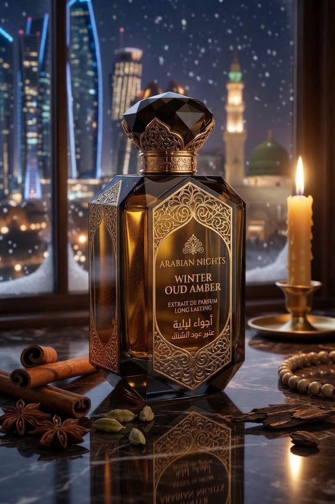 عطر أرابيان نايتس - وينتر عود عنبر | عطر شرقي شتوي فخم للجنسين