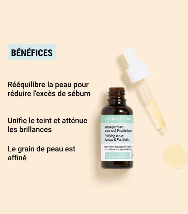 Oléosérum Purifiant Manuka & Postbiotiques