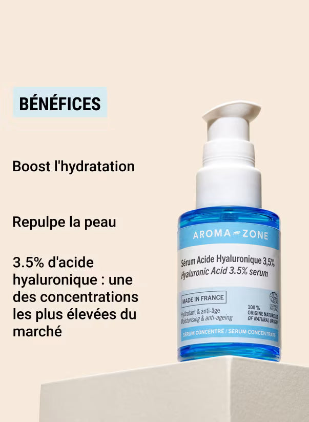 Sérum concentré d'Acide hyaluronique 3,5%