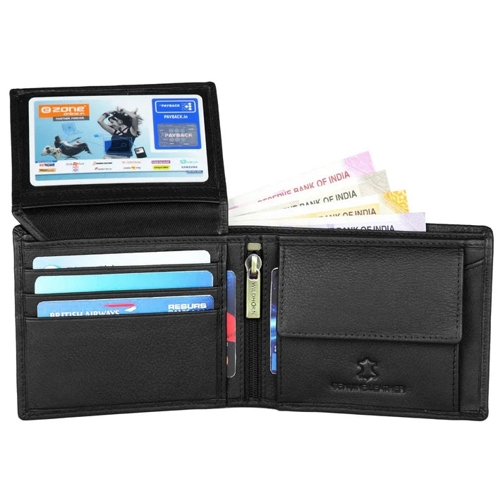 WildHorn® Premium Leather Wallet Genuine Leather Wallet for Men