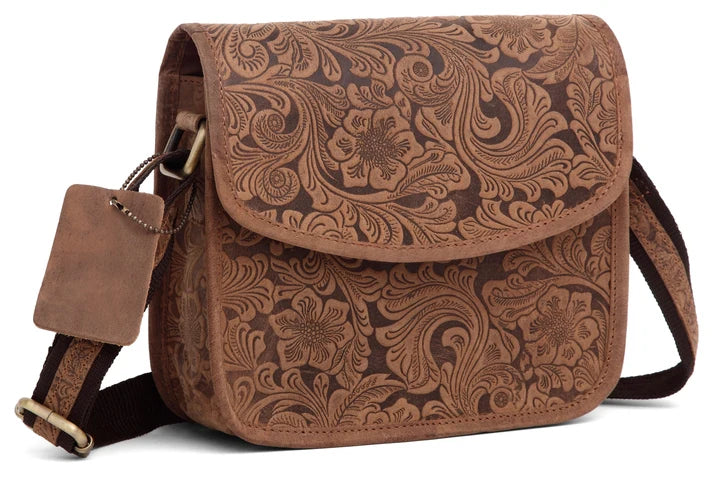 WildHorn® Women’s Vintage Leather Crossbody Bag & Small Sling Purse