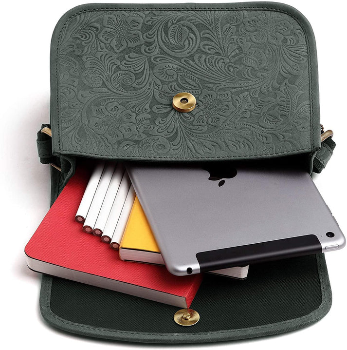 WildHorn® Small Vintage Leather Crossbody Bag for Women